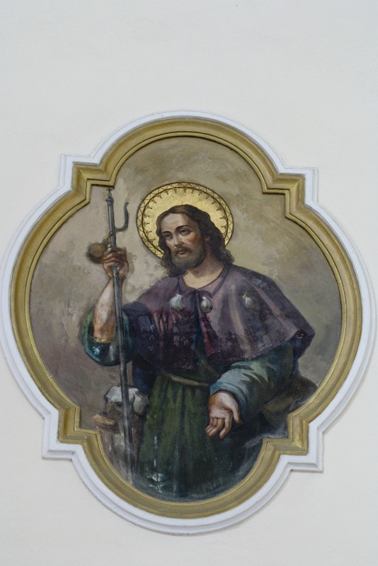 Colonna U. (1940), Dipinto murale di San Rocco