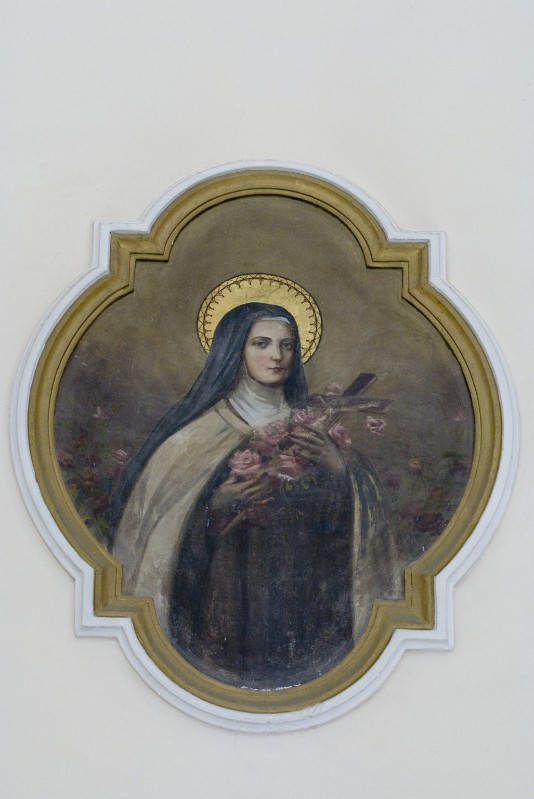 Colonna U. (1940), Dipinto murale di Santa Teresa del Bambin Gesù