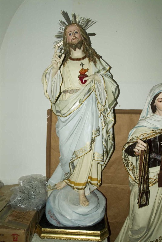 Caretta R. sec. XX, Statua del Sacro Cuore di Gesù