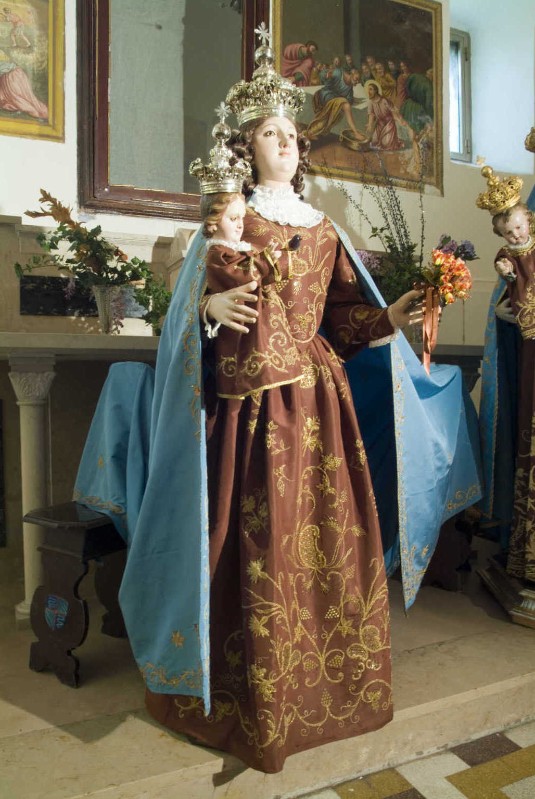 Ambito dell'Italia meridionale secc. XIX-XX, Statua della Madonna del Carmelo