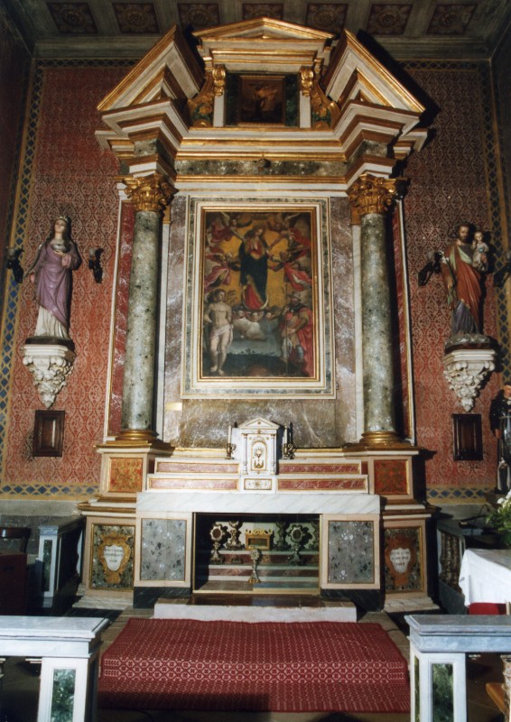 Bottega amerina sec. XVII, Altare maggiore