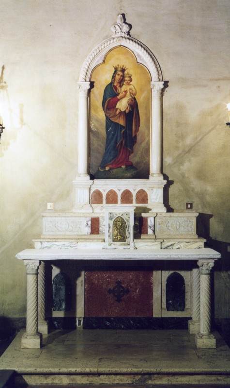 Bottega umbra sec. XX, Altare del Sacro Cuore di Maria