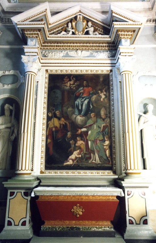 Bottega amerina sec. XVII, Altare con colonne
