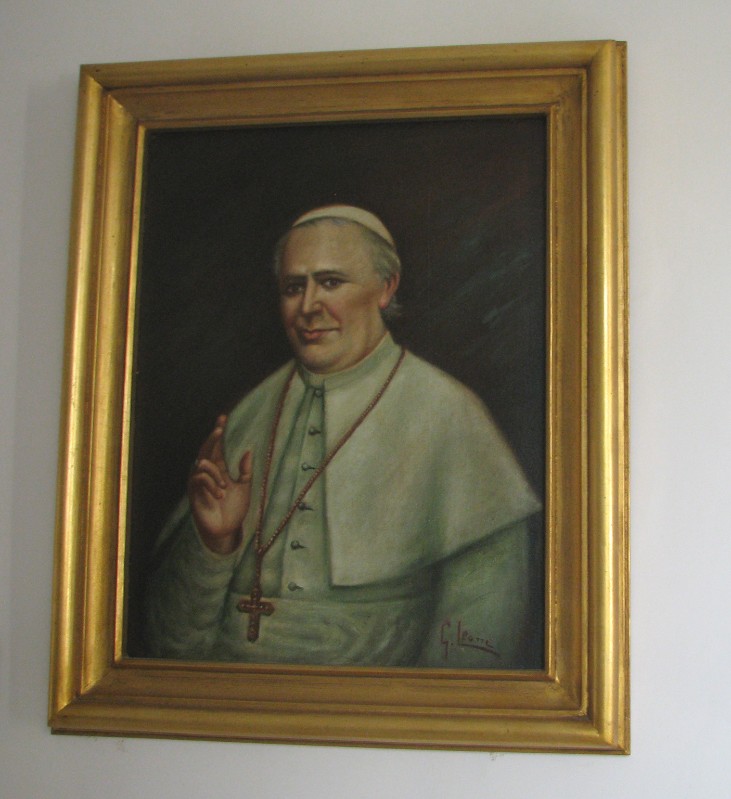 Leone G. sec. XIX, Ritratto di Papa Pio IX