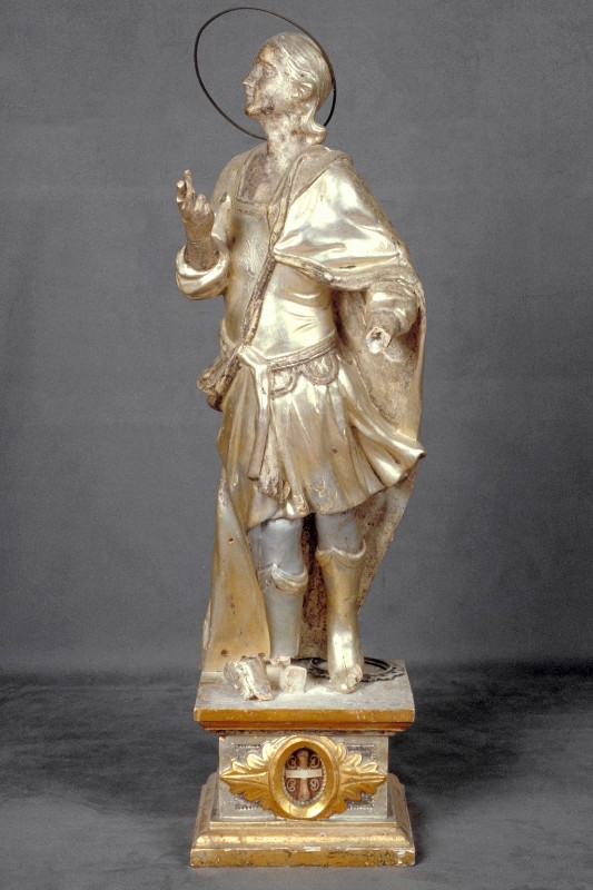 Bott. reggiana sec. XVIII, Reliquiario a statua di San Basilide Martire