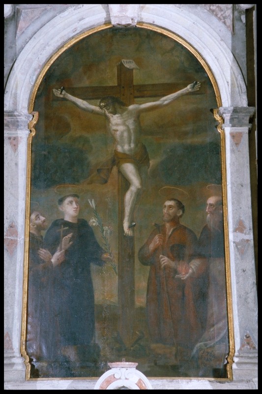 Pisani Francesco (1761), Gesù Cristo crocifisso e Santi