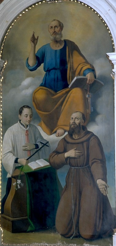 De Lorenzi Amadeo Giuseppe (1877), Santi Pietro Luigi Gonzaga Francesco d'Assisi