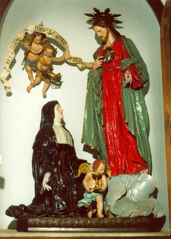 Lionetto G. (1886), Sacro Cuore di Gesù appare a Santa Margherita Alacoque