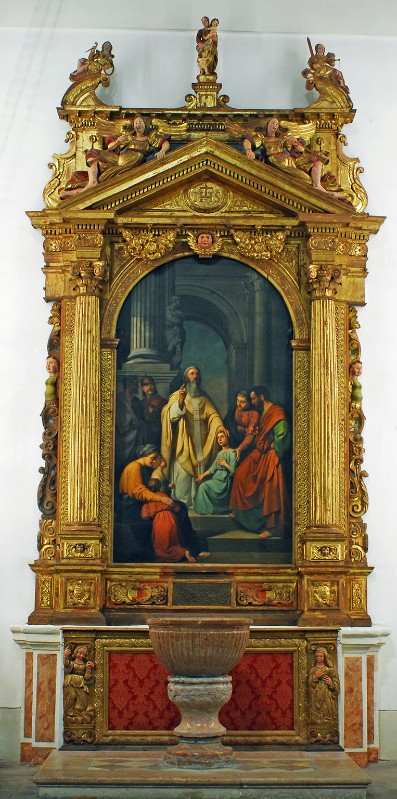 Ambito veneto (1563), Altare laterale di San Valentino