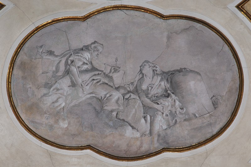 Tiepolo Giandomenico (1758), Allegoria della Prudenza e Temperanza