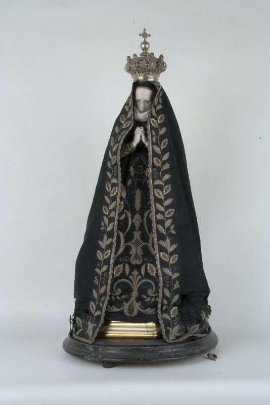 Ambito pugliese sec. XIX, Statua della Madonna addolorata