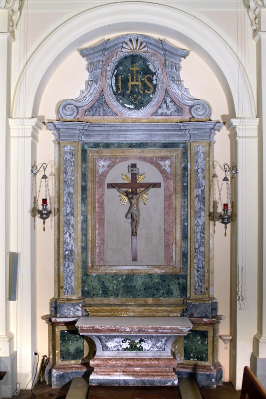 Maestranze faentine (1778), Altare laterale del Crocifisso