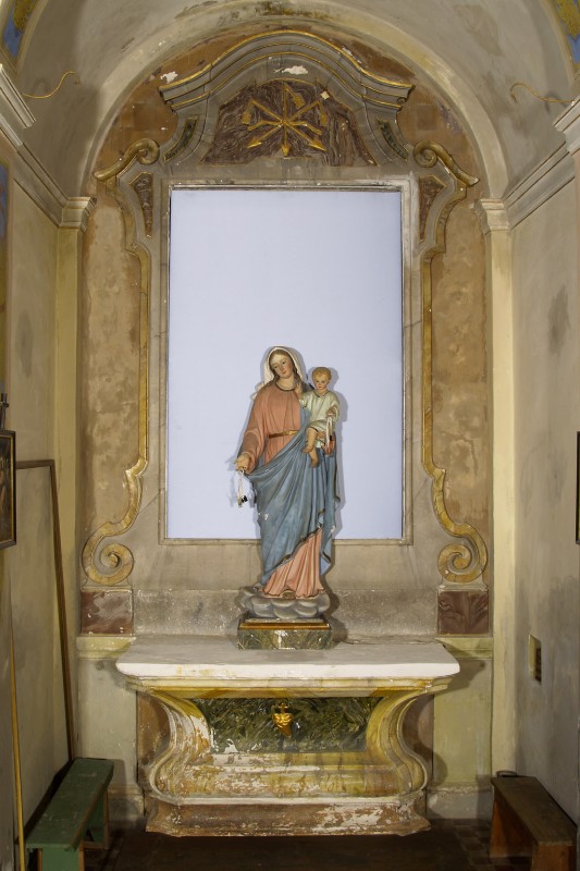 Maestranze romagnole sec. XVIII, Altare laterale della Madonna delle grazie