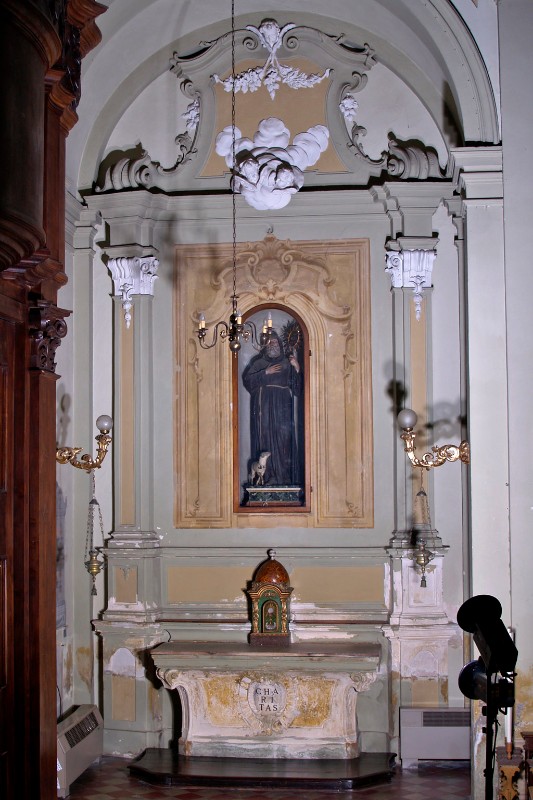 Maestranze romagnole sec. XVIII, Altare laterale di San Francesco di Paola