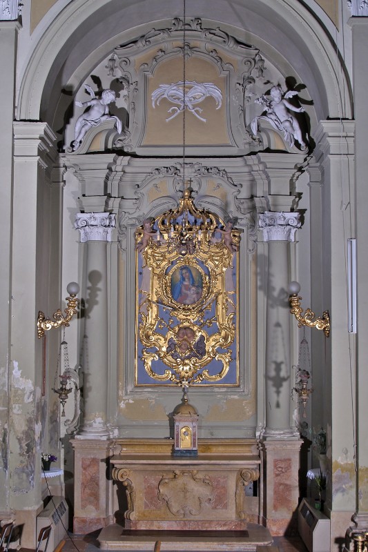 Maestranze romagnole sec. XVIII, Altare laterale della Madonna della pace