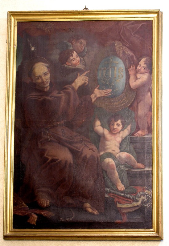 Pittore fiorentino sec. XVIII, San Bernardino da Siena
