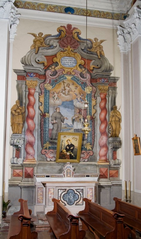 Ambito trentino terzo quarto sec. XVIII, Altare laterale di S. Antonio da Padova