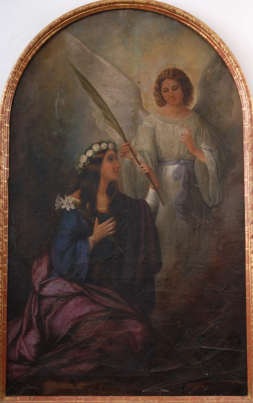 Schiavoni Sernagiotto Giulia (1855), Santa Filomena riceve la palma del martirio