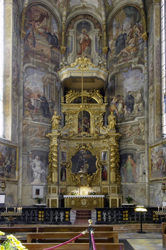 Bonelli R. sec. XIX, San Tommaso e figure allegoriche