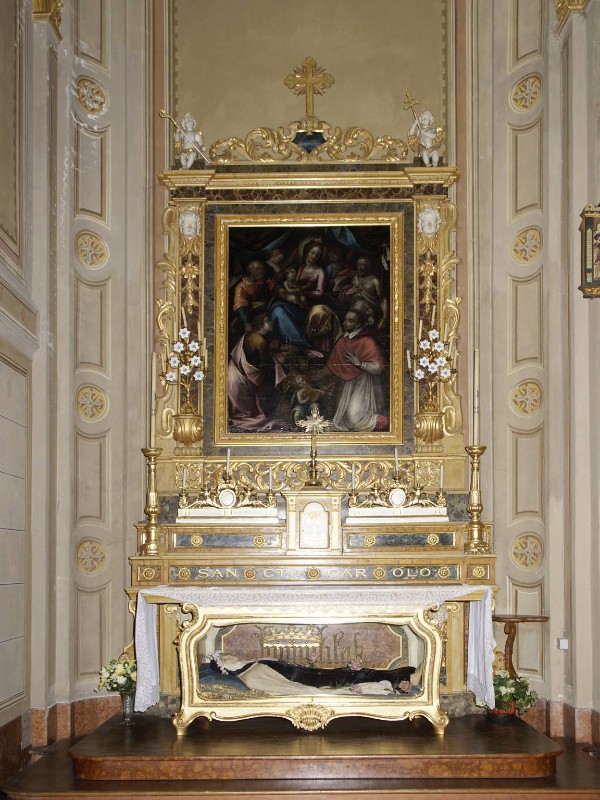 Bottega astigiana sec. XVII, Altare di San Carlo