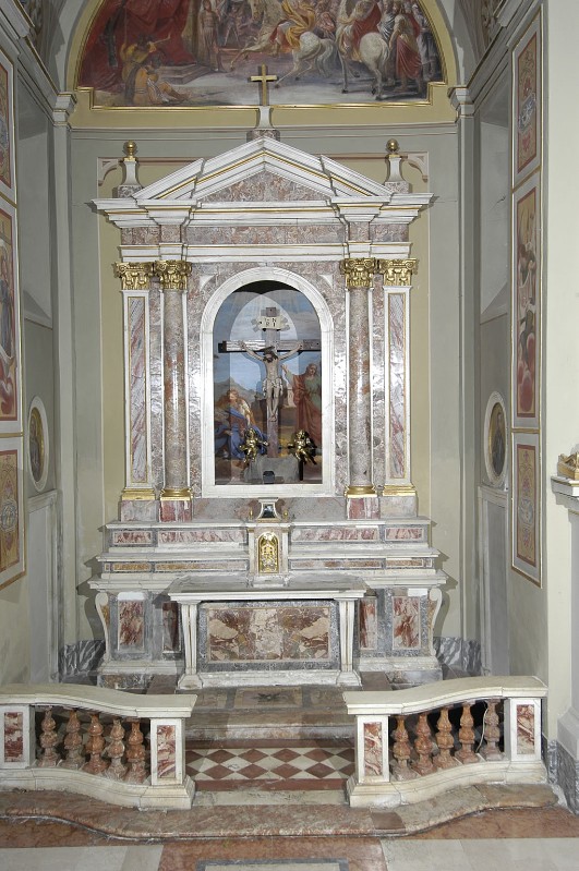 Maestranze lombarde sec. XIX, Altare della cappella del Crocifisso