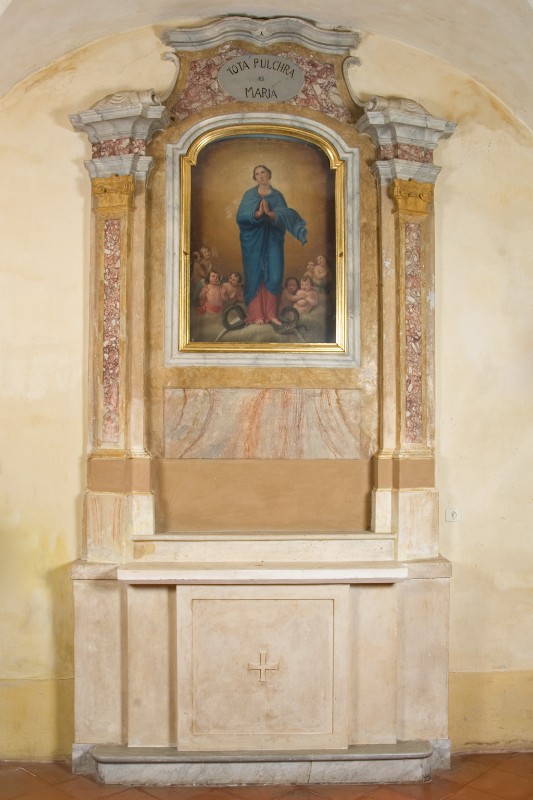 Maestranze romagnole (1933), Altare laterale dell'Immacolata concezione