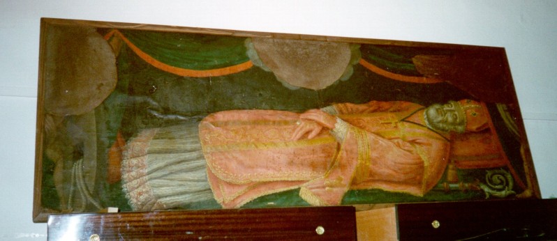 Bottega umbra sec. XVIII, Morte di San Rufino d'Assisi