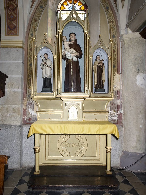 Ambito piemontese sec. XX, Altare di Sant'Antonio da Padova