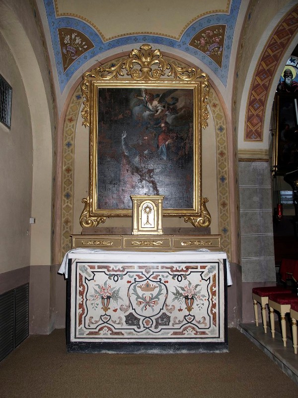 Ambito piemontese sec. XVIII-XIX, Altare di San Grato