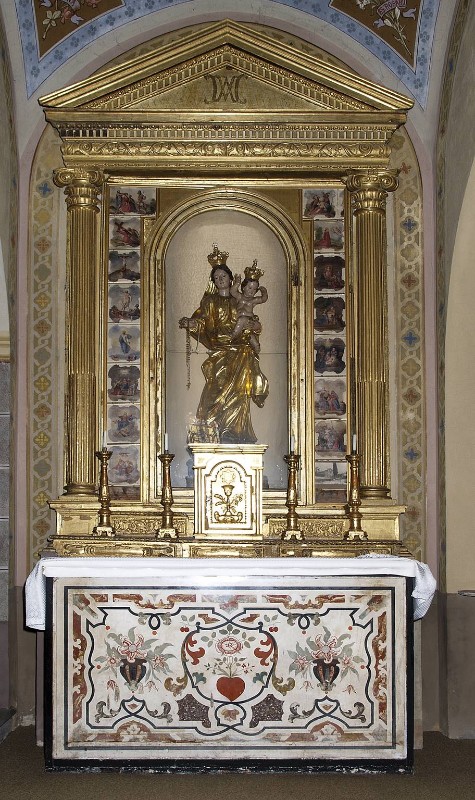 Ambito piemontese sec. XVII-XVIII, Altare del rosario