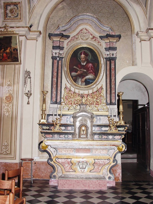 Bottega lombarda sec. XVIII, Altare di Sant'Alessandro Sauli