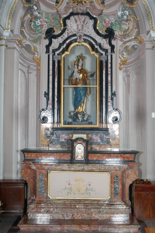 Maestranze lombarde sec. XIX, Altare della Madonna del rosario