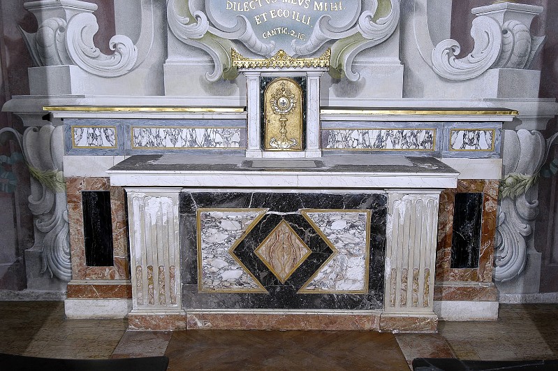 Maestranze lombarde sec. XIX, Altare della Madonna del Carmine