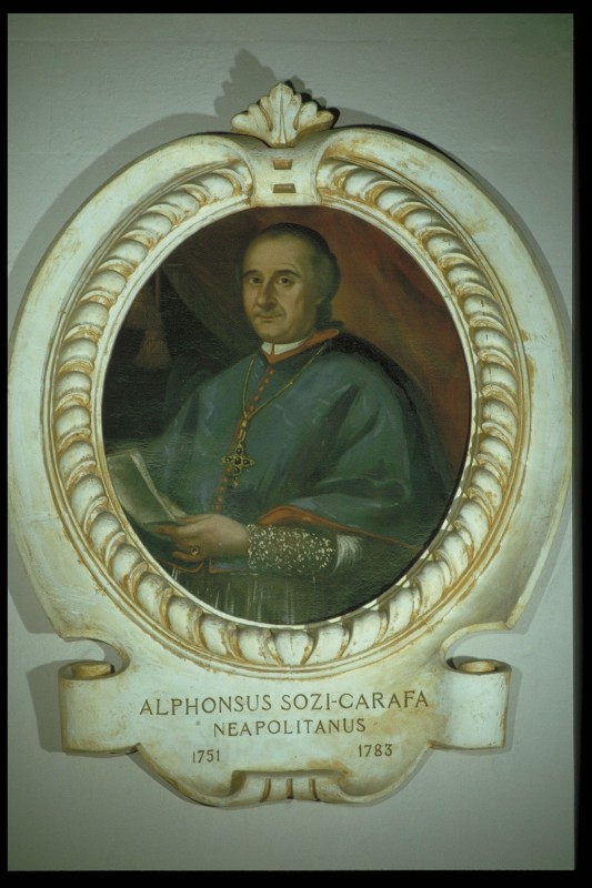 Ambito salentino sec. XVIII, Ritratto di Alfonso Sozy Carafa vescovo