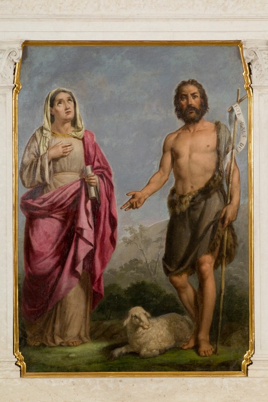 Ambito veneto sec. XIX, Santa Filomena e San Giovanni Battista