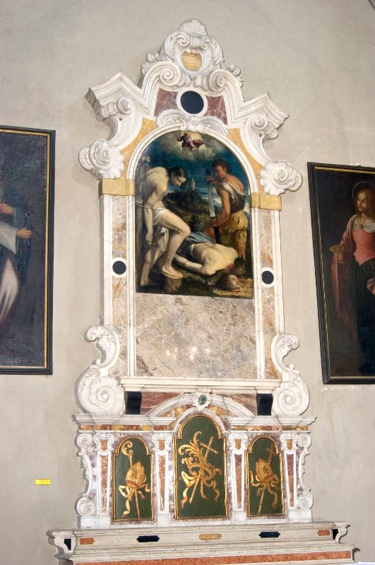Bott. bresciana sec. XVIII, Ancona dell'altare dei SS. Gervasio e Protasio