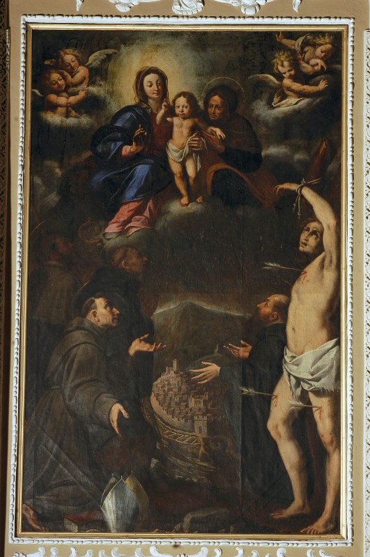 Pozzo S. (1656), Madonna con Gesù Bambino e Santi