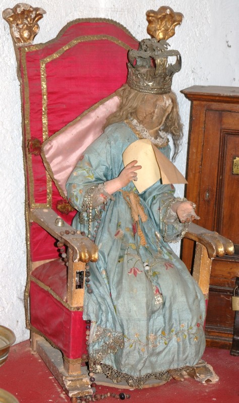 Bott. dell'Italia centrale sec. XVIII, Statuetta di Bambinello in trono
