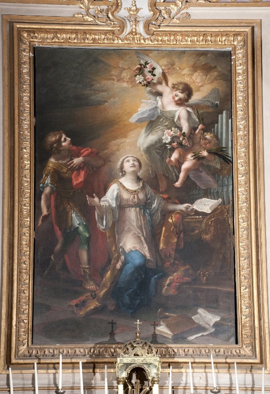 Stern L. (1765), Dipinto di Santa Cecilia e San Valeriano