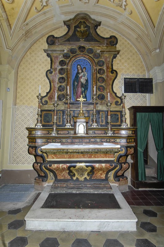 Bottega comasca sec. XVIII, Altare del Rosario
