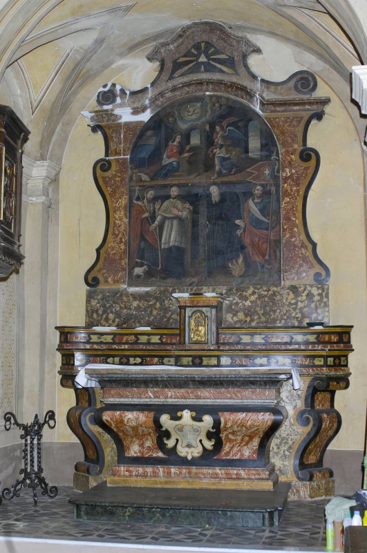Bottega comasca sec. XVIII, Altare dell'Annunciazione
