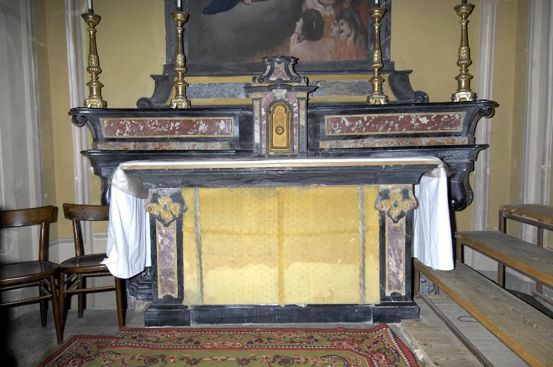 Bottega lombarda sec. XVIII, Altare della Madonna del Suffragio