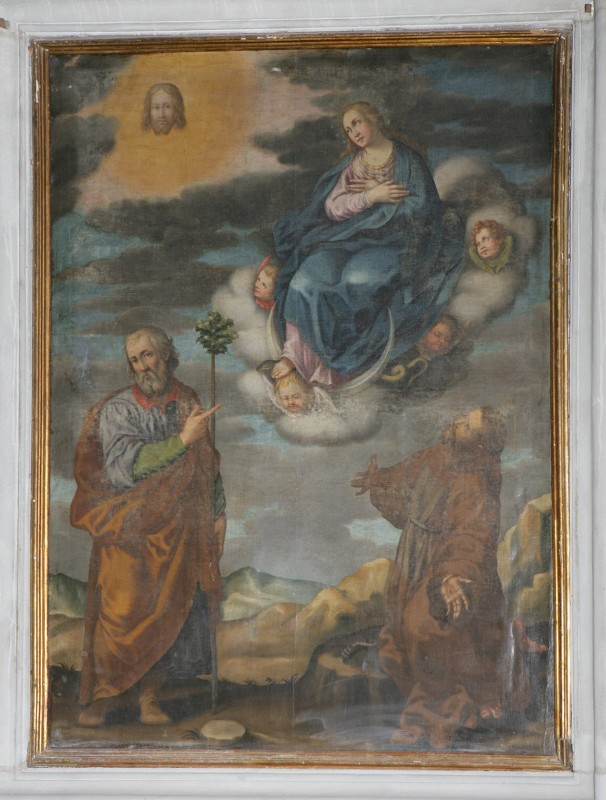 Zabarelli Adriano (1644), Madonna immacolata e santi