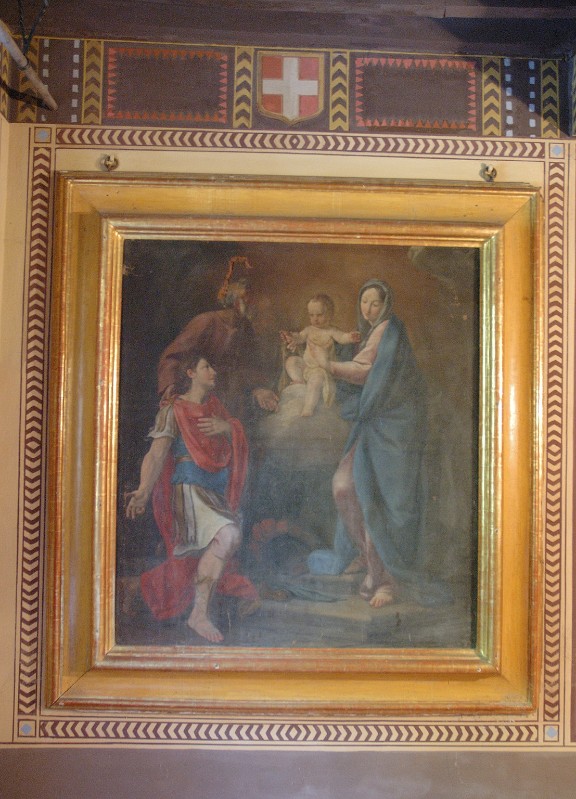 Ambito parmense sec. XVIII, Madonna con Gesù Bambino e Santi