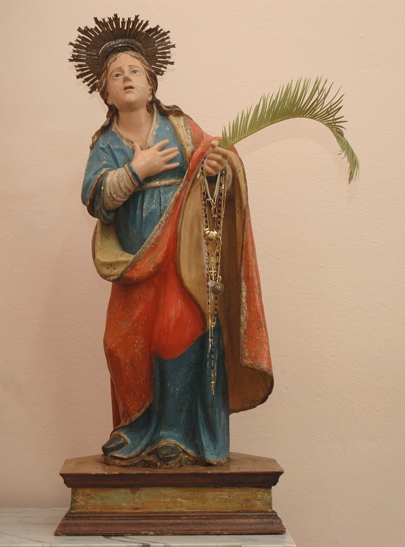Bott. sarda sec. XVII, Statua di Santa Anastasia