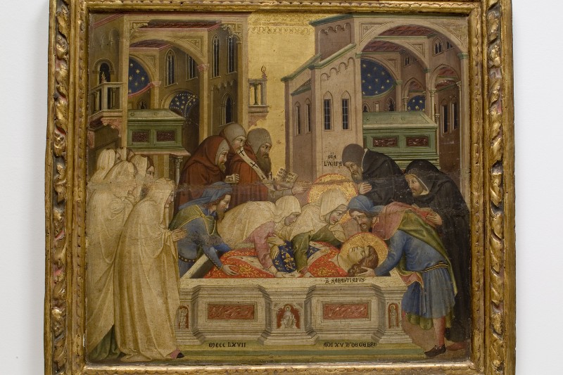 Semitecolo N. (1367), San Sebastiano deposto nel sepolcro