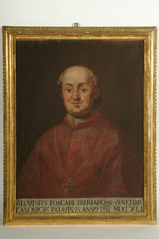 Bottega veneta sec. XVIII (?), Cornice del ritratto del vescovo Alvise Foscari