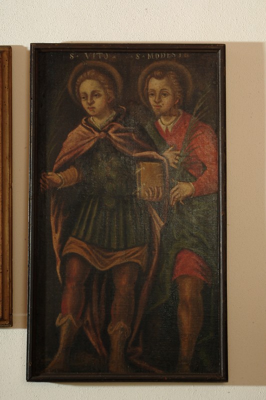 Bottega veneta sec. XVIII, Cornice del dipinto con San Vito e San Modesto