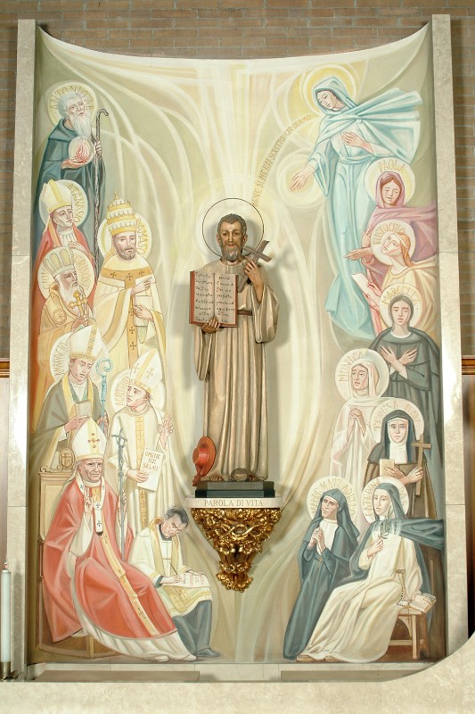 Pelloni R. (1995), Dossale con San Girolamo tra Padri della Chiesa e altri santi
