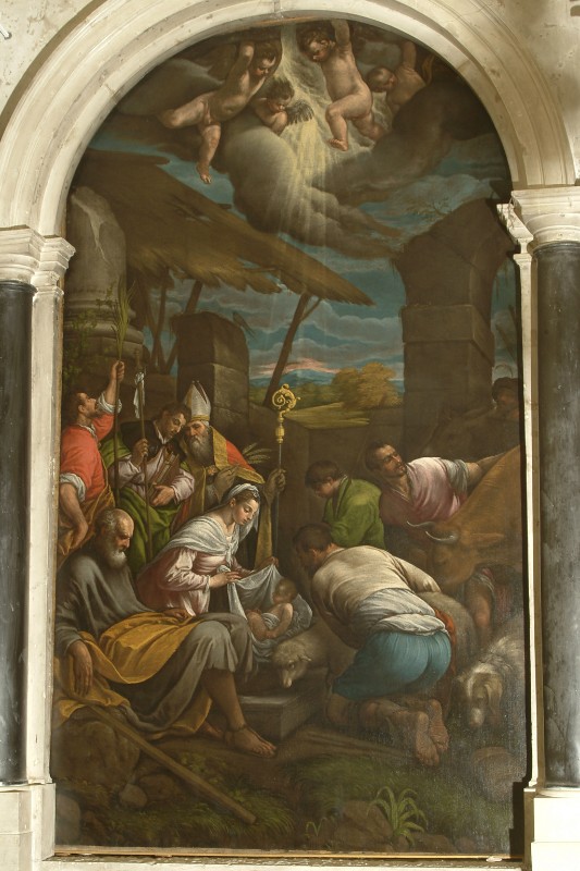 Dal Ponte J. (1555) (?), Adorazione dei pastori